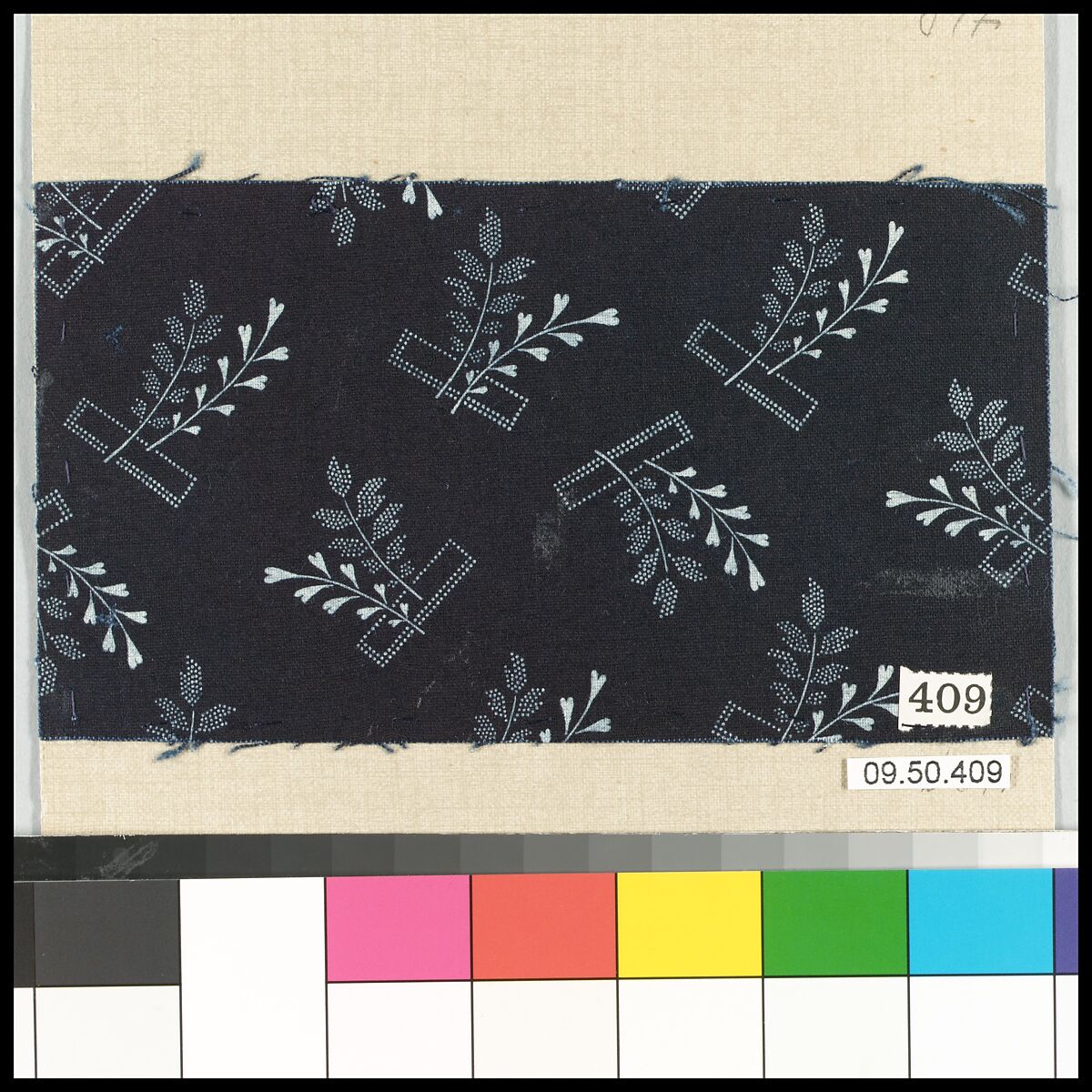 Piece (one of 116), Cotton, German