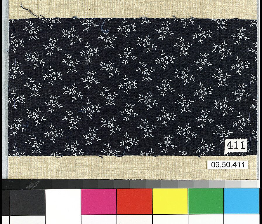Piece (one of 116), Cotton, German