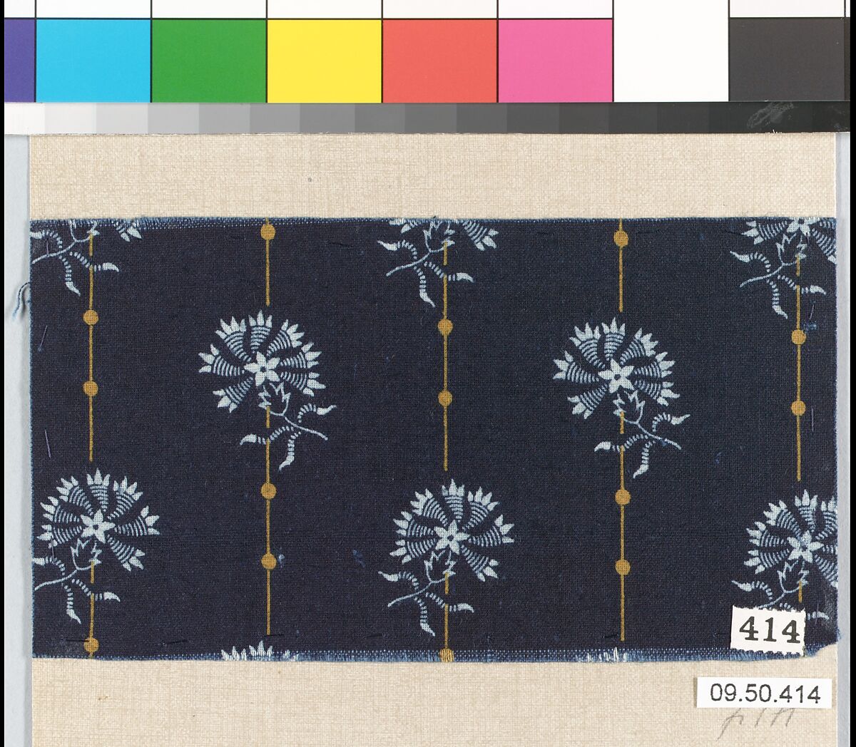 Piece (one of 116), Cotton, German