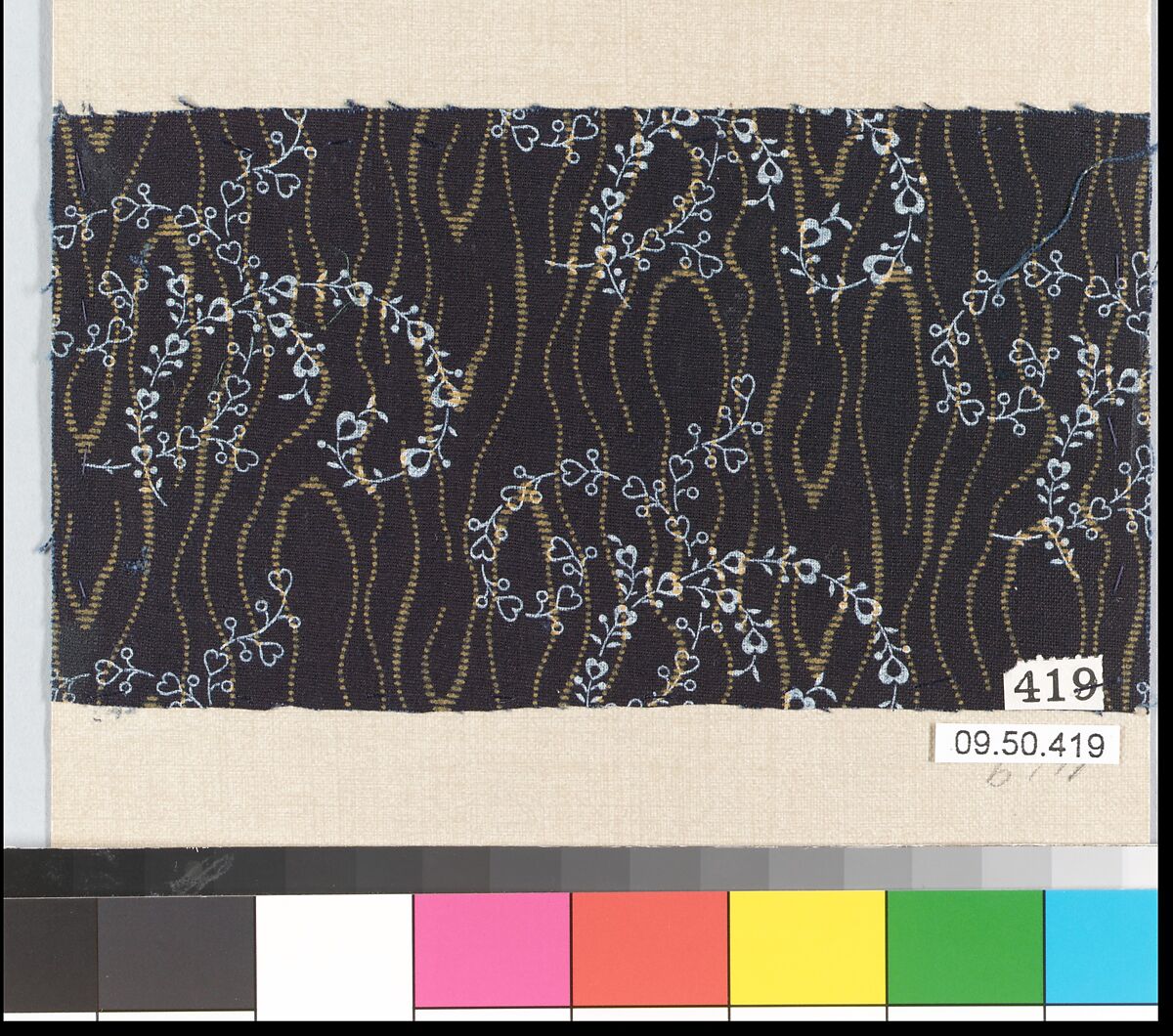 Piece (one of 116), Cotton, German