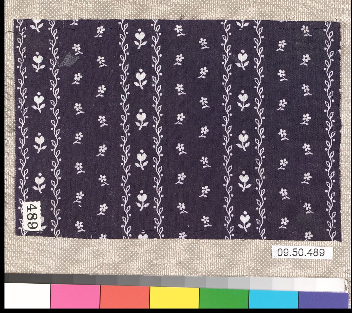 Piece (one of 13), Cotton, German