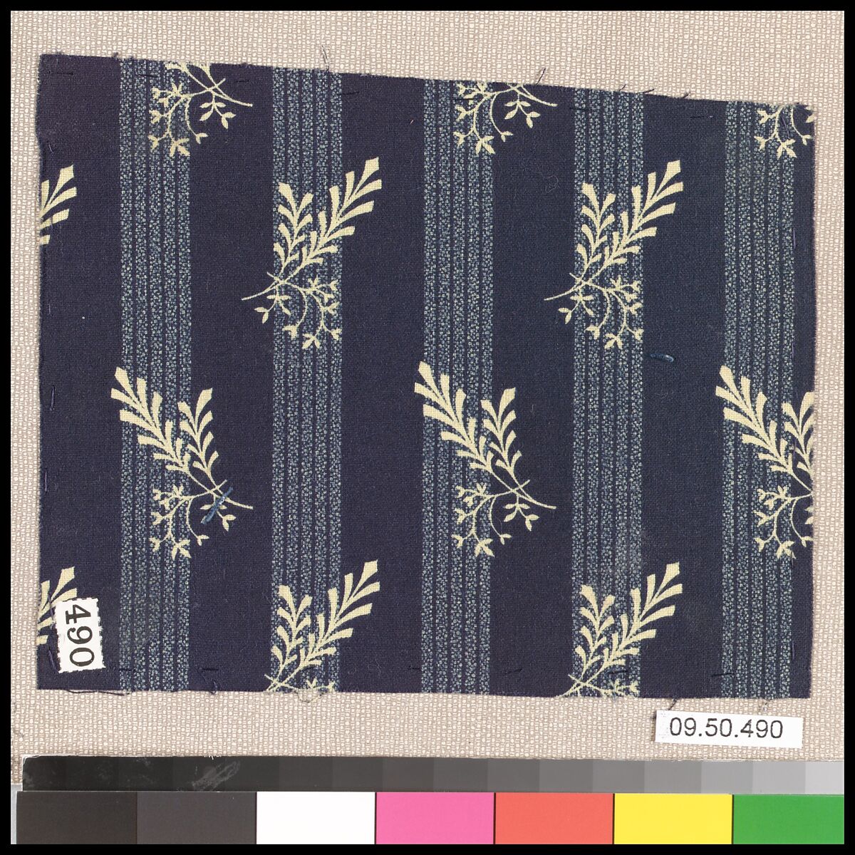 Piece (one of 13), Cotton, German