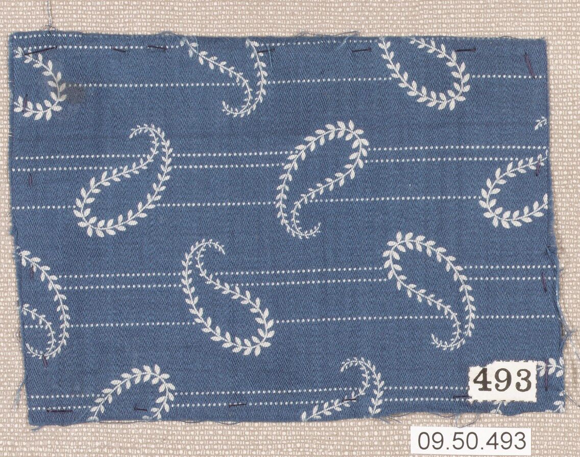 Piece (one of 13), Cotton, German