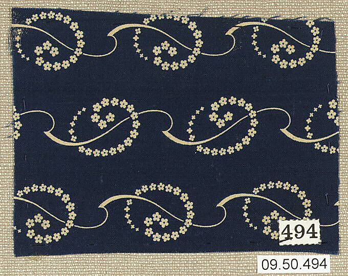Piece (one of 13), Cotton, German