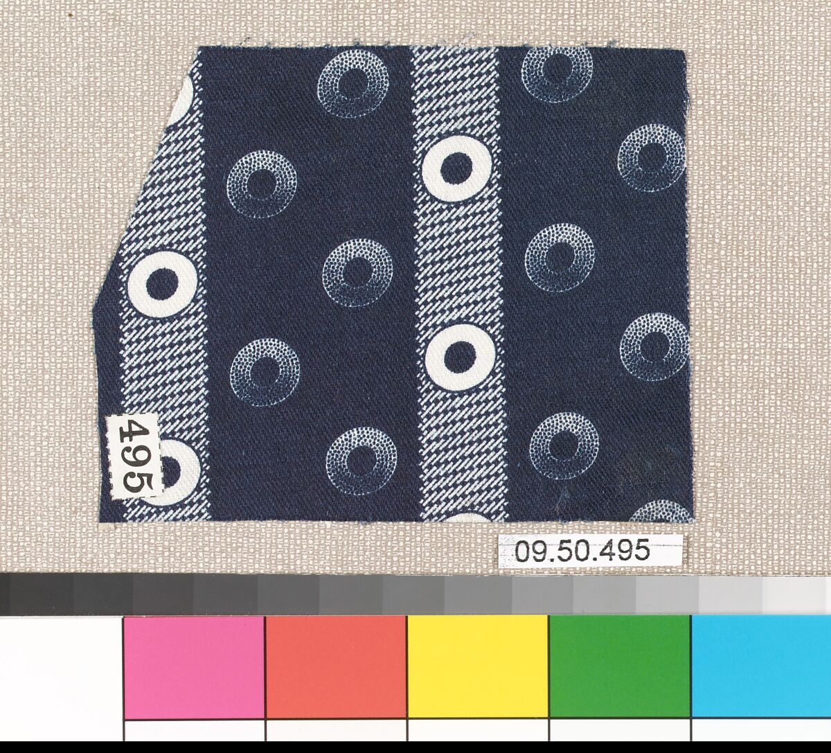 Piece (one of 13), Cotton, German