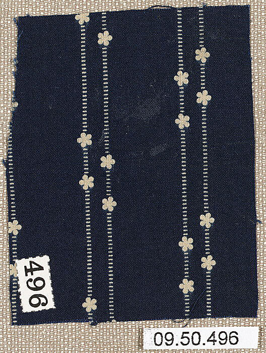 Piece (one of 13), Cotton, German 