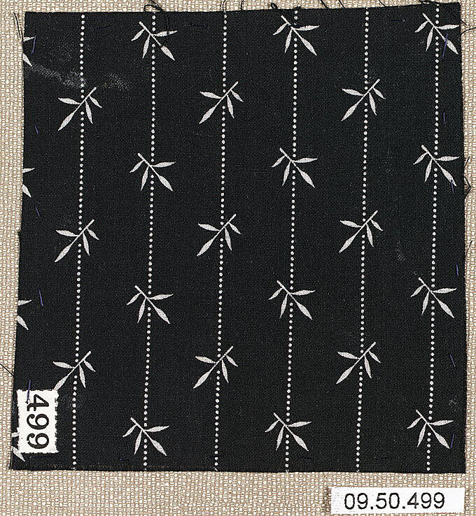 Piece (one of 13), Cotton, German 