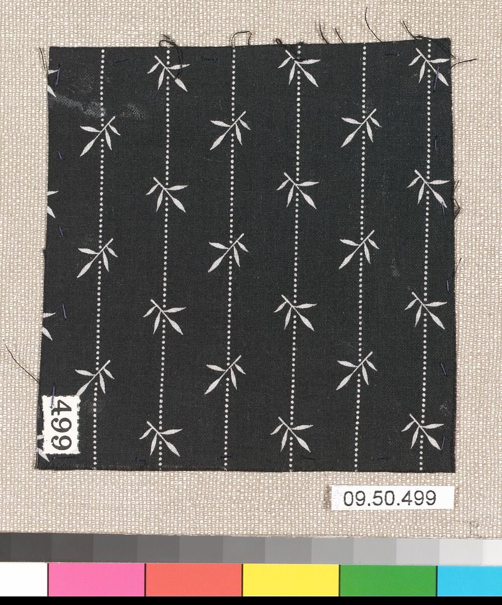 Piece (one of 13), Cotton, German