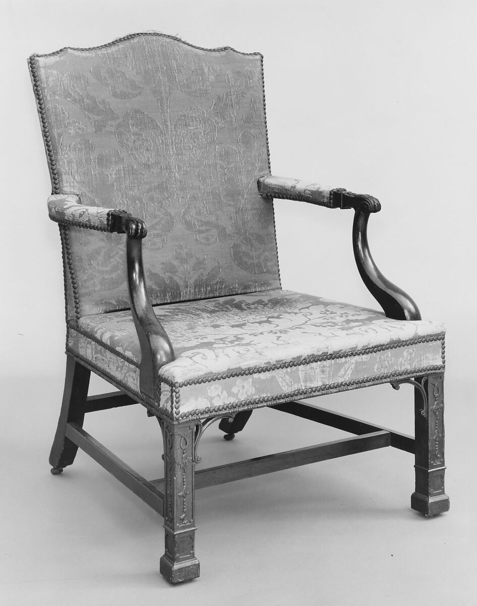 Armchair, Attributed to Thomas Affleck (1740–1795), Mahogany, white oak, American