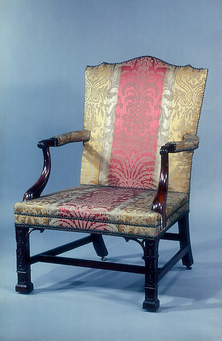 Armchair, Attributed to Thomas Affleck (1740–1795), Mahogany, white oak, American 