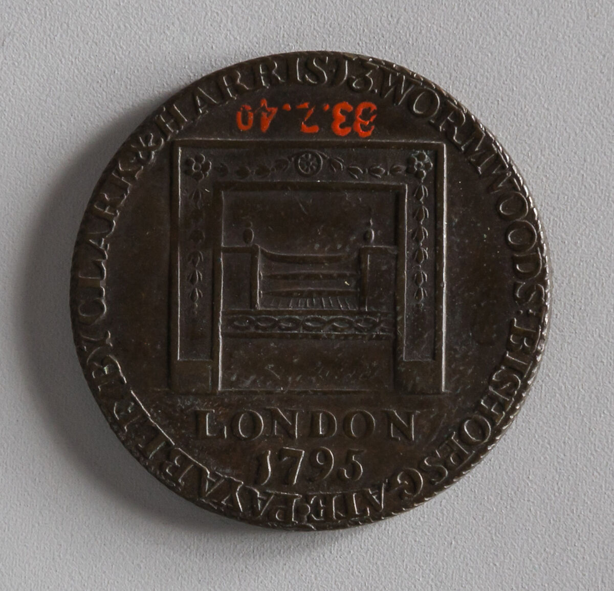 Medal, Bronze or copper, British