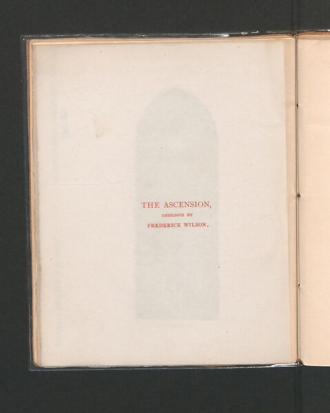 Memorial Windows, printed paper