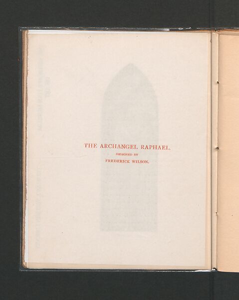 Memorial Windows, printed paper