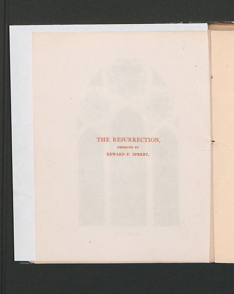 Memorial Windows, printed paper