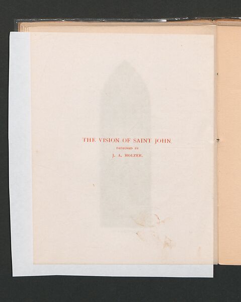 Memorial Windows, printed paper