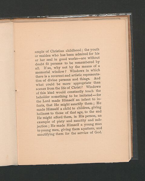 Memorial Windows, printed paper