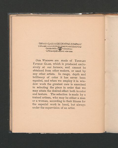 Memorial Windows, printed paper