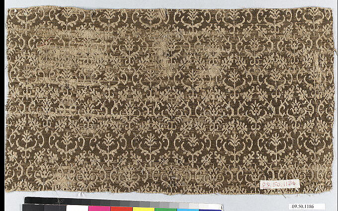 Fragment, Wool and linen, Spanish 