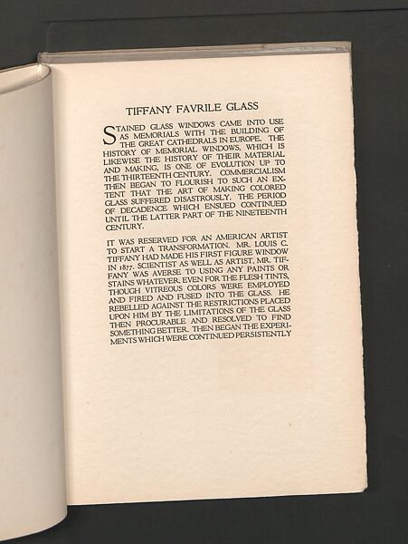 Memorials in Glass and Stone, printed paper