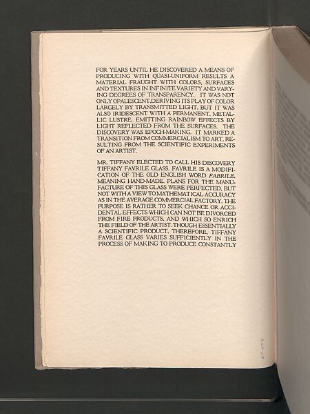 Memorials in Glass and Stone, printed paper