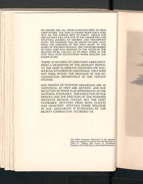 Memorials in Glass and Stone, printed paper