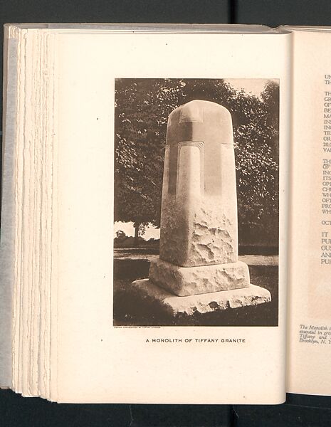 Memorials in Glass and Stone, printed paper