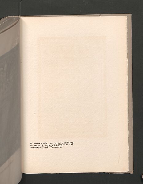 Memorials in Glass and Stone, printed paper