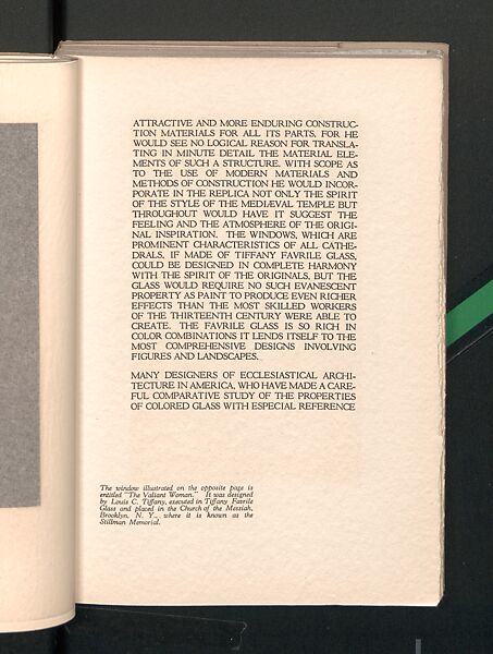 Memorials in Glass and Stone, printed paper