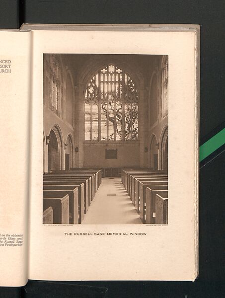 Memorials in Glass and Stone, printed paper