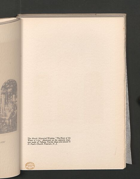 Memorials in Glass and Stone, printed paper