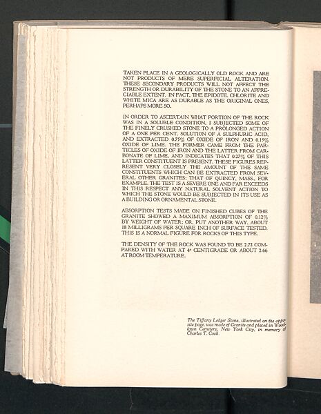 Memorials in Glass and Stone, printed paper