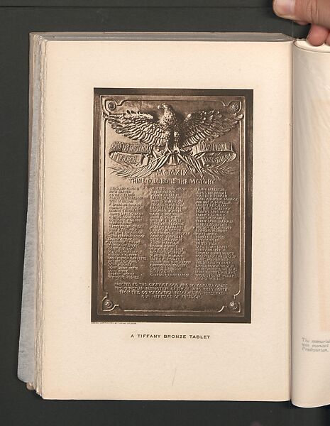 Memorials in Glass and Stone, printed paper