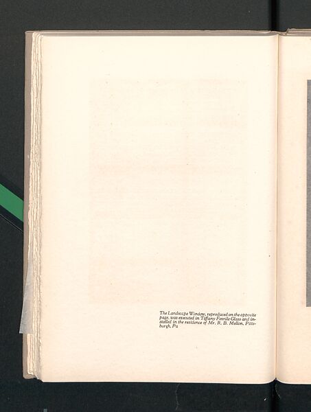 Memorials in Glass and Stone, printed paper