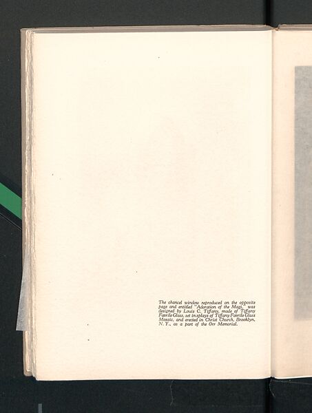 Memorials in Glass and Stone, printed paper