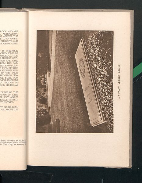 Memorials in Glass and Stone, printed paper