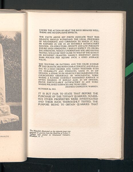 Memorials in Glass and Stone, printed paper