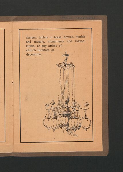 The work of Tiffany Studios, printed paper, American