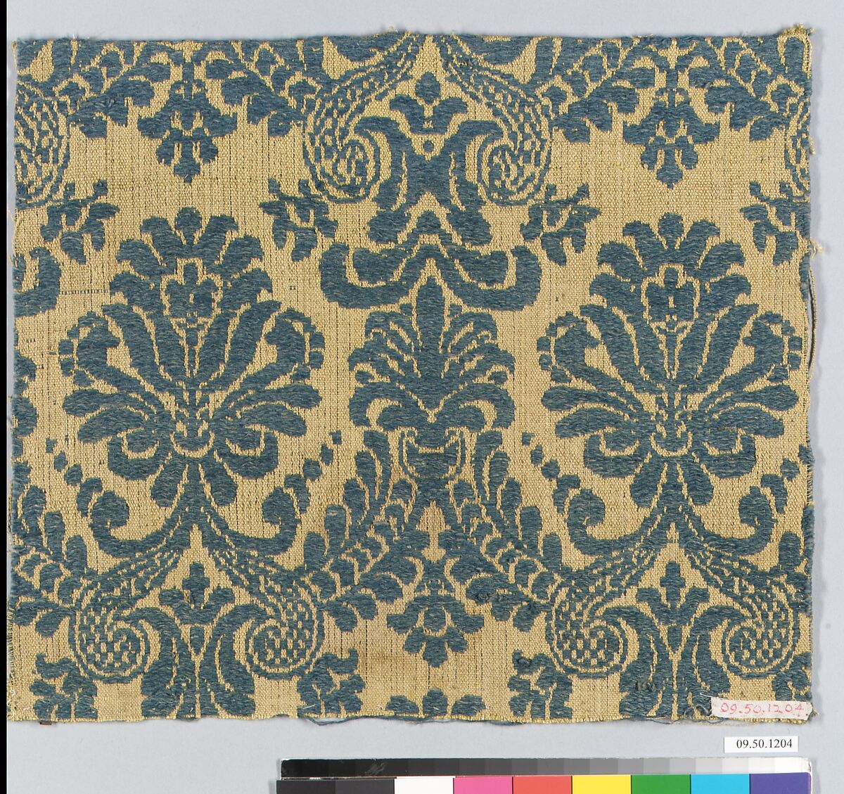 Piece, Silk and cotton, German