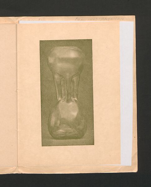 Tiffany Favrile Glass, printed paper, American