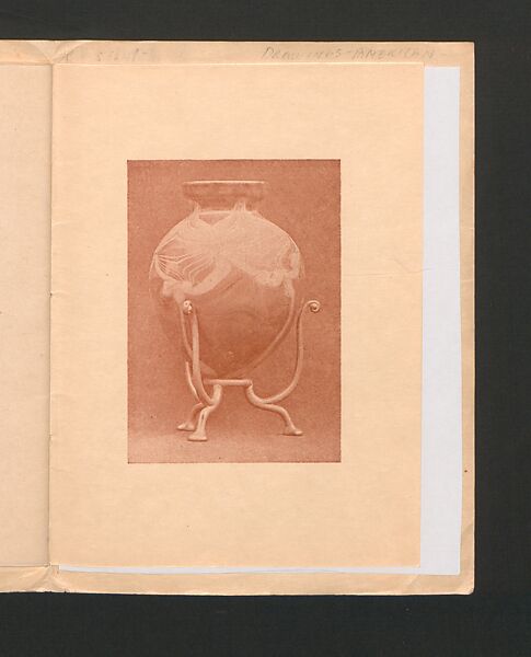 Tiffany Favrile Glass, printed paper, American