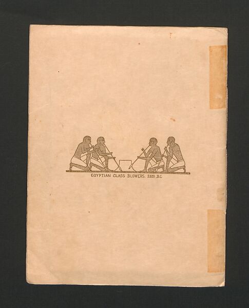 Tiffany Favrile Glass, printed paper, American