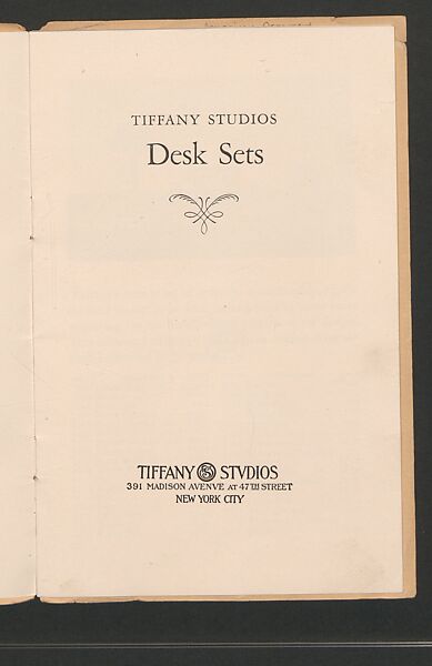 Tiffany Studio Desk Sets
