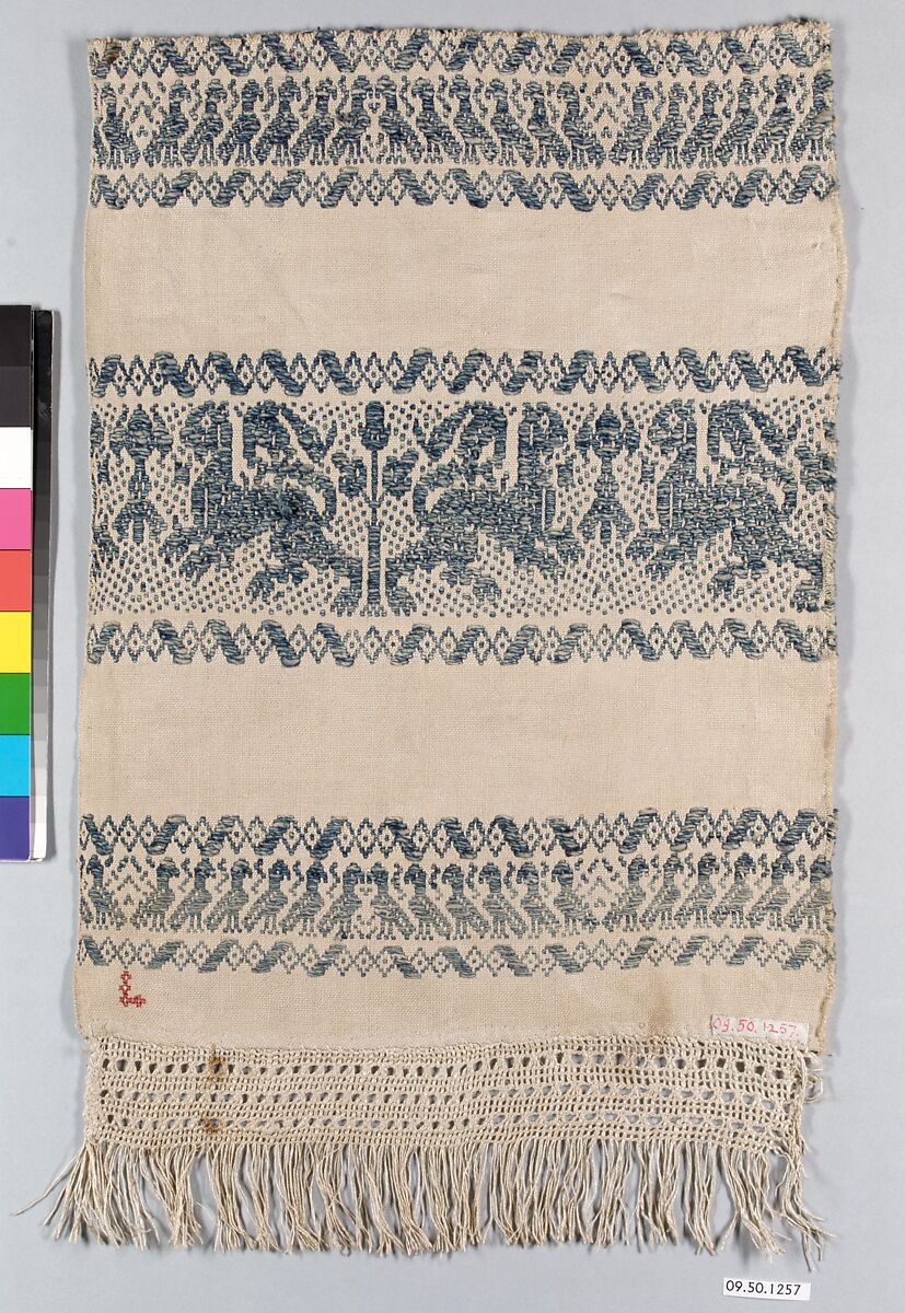 Piece, Linen and cotton, Italian or German