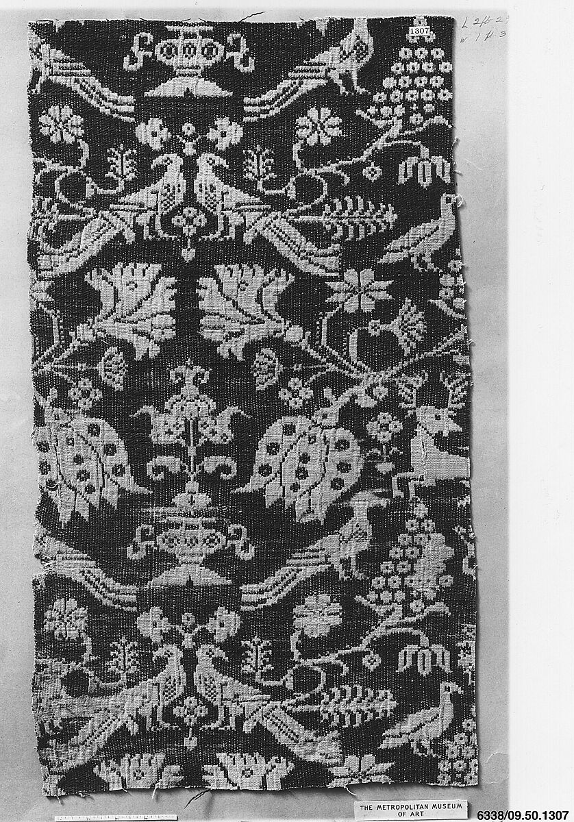 Piece, Linen and wool, German, Schleswig-Holstein 