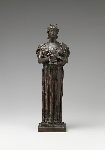 Architecture, Daniel Chester French (American, Exeter, New Hampshire 1850–1931 Stockbridge, Massachusetts), Bronze, American 