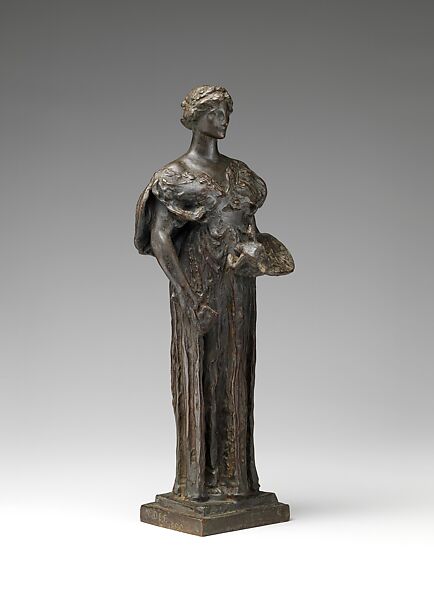 Painting & Sculpture, Daniel Chester French (American, Exeter, New Hampshire 1850–1931 Stockbridge, Massachusetts), Bronze, American