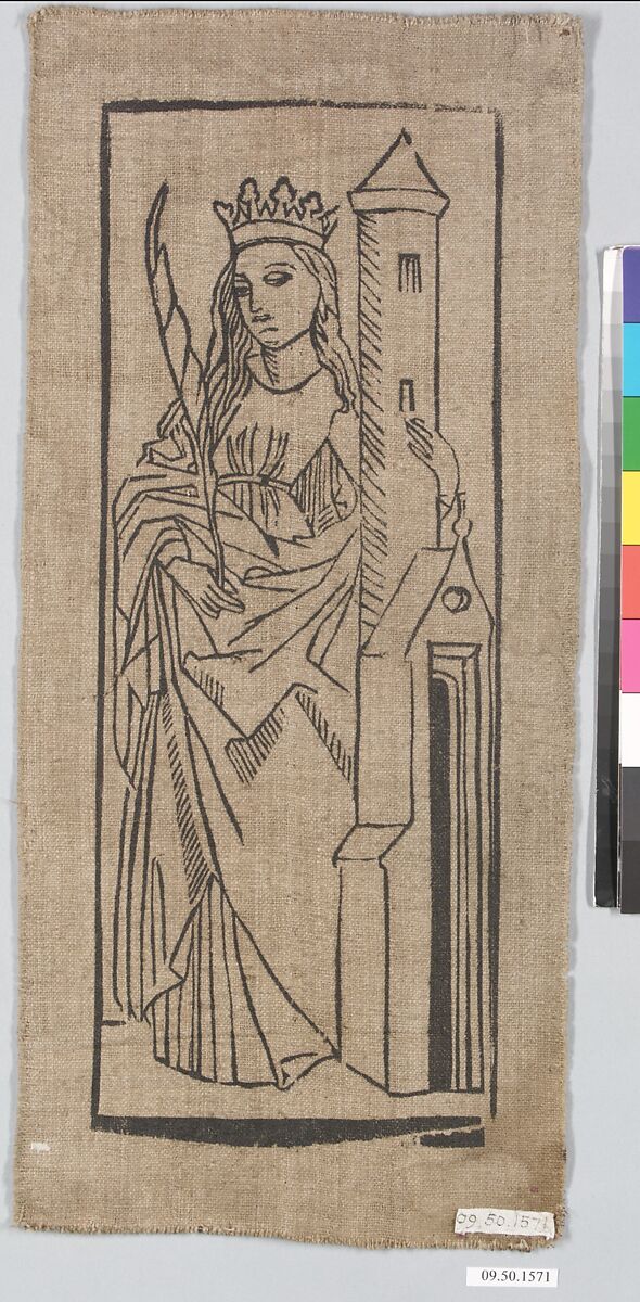 St. Barbara, ‌Linen, German