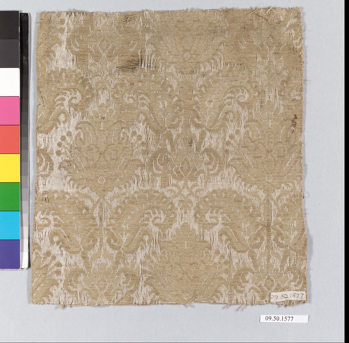 Fragment, Silk and cotton, German