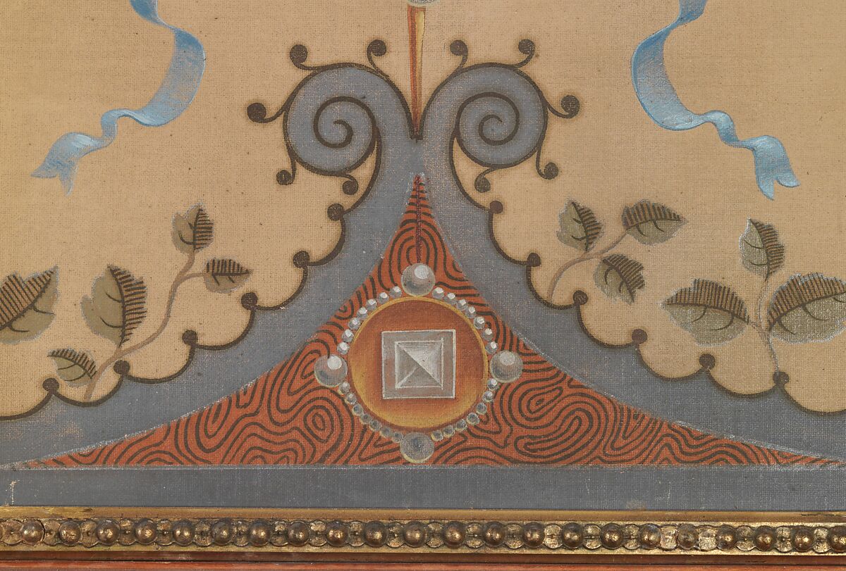 Frieze and ceiling, Virgilio Tojetti (Italian, Rome 1849–1901 New York), Oil on canvas, American