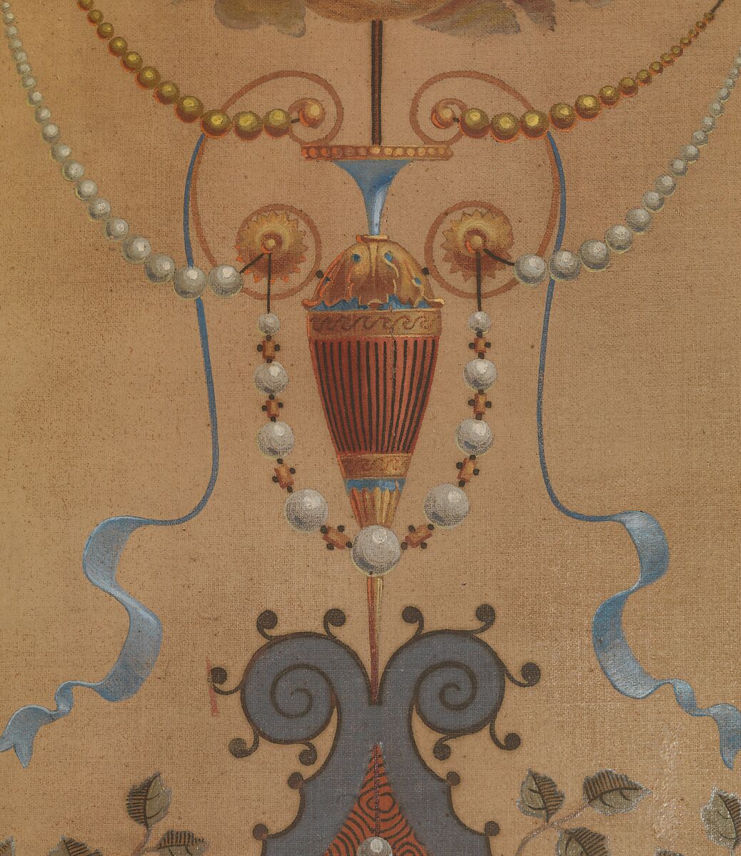 Frieze and ceiling, Virgilio Tojetti (Italian, Rome 1849–1901 New York), Oil on canvas, American